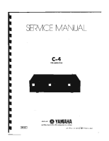 Yamaha C-4 - Service Manual 